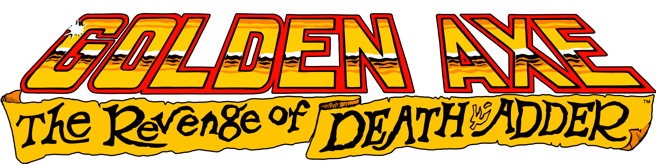 логотип Golden Axe The Revenge of Death Adder
